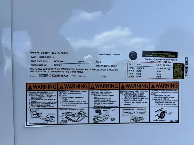 new Cargo (Enclosed) Trailers Quality Cargo  for sale, in Hickory, NC Thumbnail 4