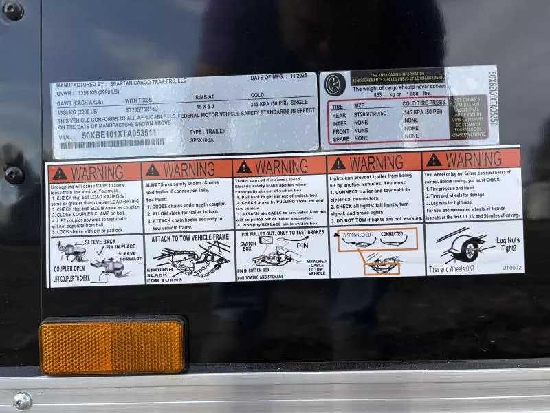 new Cargo (Enclosed) Trailers Spartan Cargo Trailers  for sale, in Hickory, NC Thumbnail 6