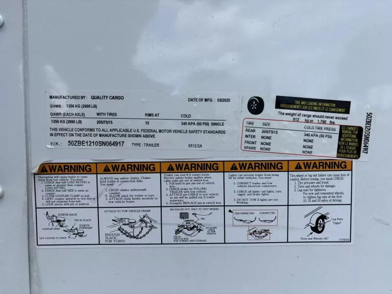 new Cargo (Enclosed) Trailers Quality Cargo  for sale, in Hickory, NC Thumbnail 4