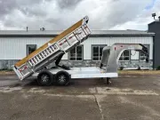 2025 Nordtek Trailers 7x14' Gooseneck Aluminum Dump Trailer 14000# GVW DMP-HD-2SA14K-GN-82X14