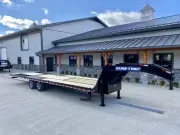2025 Sure-Trac 102x22+10' Gooseneck Hydraulic Dovetail Deckover Trailer 25990# GVW ST-HBD10232-259G