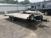 2024 Sure-Trac 102x20' Flatbed Deckover Trailer 9900# GVW ST-TDOF10220-100