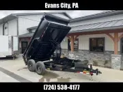 2026 Big Tex Trailers 7x12' Low Profile 14000 GVW * SCISSOR HOIST * COMBO GATE 14LX-12C2A-BK