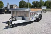 2027 Nordtek Trailers 7x14' * SCISSOR HOIST * 3' HIGH SIDES * 7GA FLOOR * HYDRAULIC JACK * DMP-HD-2S
