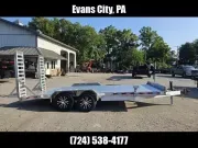 2027 Nordtek Trailers 7x18' Aluminum Equipment Trailer 9990# GVW EQP-SD-2SA10K-BP-82X18S-EF