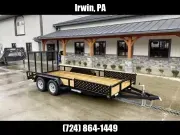 2027 Sure-Trac 7x16' Utility ATV Trailer 7000# GVW ST-UTV8216-070