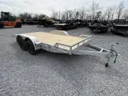 2026 Mission 7x16' Aluminum Car Hauler Trailer 7000# GVW MOCH8X16W2.0L7K15GBHTP
