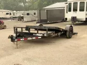2023 Interstate Trailers 7x16' Single Axle Gravity Tilt Scissor Hauler 7450# GVW
