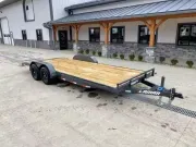 2026 Lamar Trailers 7x18' Wood Deck Car Hauler Trailer 9990# GVW CC831825