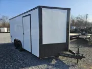 2026 Quality Cargo 8.5x16' Enclosed Car Hauler Trailer 7000# GVW 85x16TA-3500-BLACKOUT