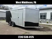2027 NEO Trailers 7.5x16' NAMR Aluminum Enclosed Powersport Trailer 7000# GVW NAM1675TR80-INTERIOR