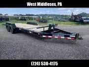 2022 Load Trail 7x20' Gravity Tilt Equipment Trailer 14000# GVW