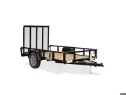 2024 Sure-Trac Single Axle Tube Top Utility 6' X 10' 