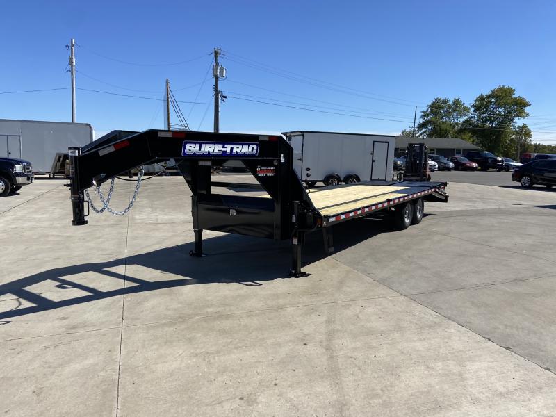 2023 Sure-Trac 8.5 x 20+5 Heavy Duty Low Profile Gooseneck Beavertail Deckover Trailer 15K 2023 Sure-Trac 8.5 x 20+5 Heavy Duty Low Profile Gooseneck Beavertail Deckover Trailer 15K
