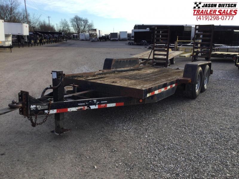 2004 MAC LANDER 83x16 Equipment Hauler Trailer 14K 2004 MAC LANDER 83x16 Equipment Hauler Trailer 14K
