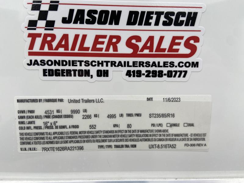 new Cargo (Enclosed) Trailers United Trailers  for sale, in Edgerton, OH Thumbnail 9
