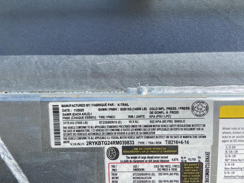 new Equipment / Flatbed Trailers K-Trail  for sale, in Edgerton, OH Thumbnail 10