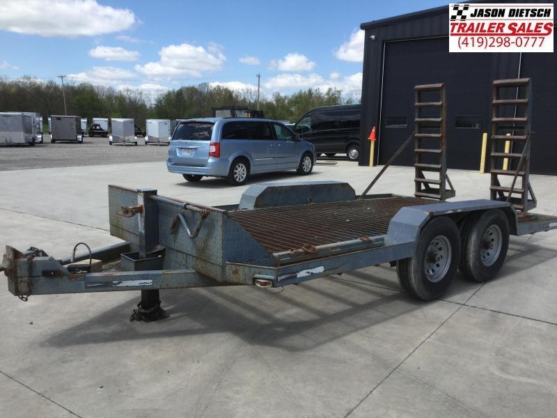 2004 MAC LANDER 78x16 Equipment Hauler Trailer 14K 2004 MAC LANDER 78x16 Equipment Hauler Trailer 14K