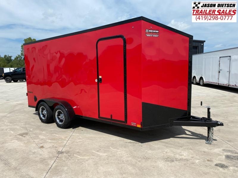 2021 Impact 7x14 V Nose Cargo Trailer Extra Height 2021 Impact 7x14 V Nose Cargo Trailer Extra Height