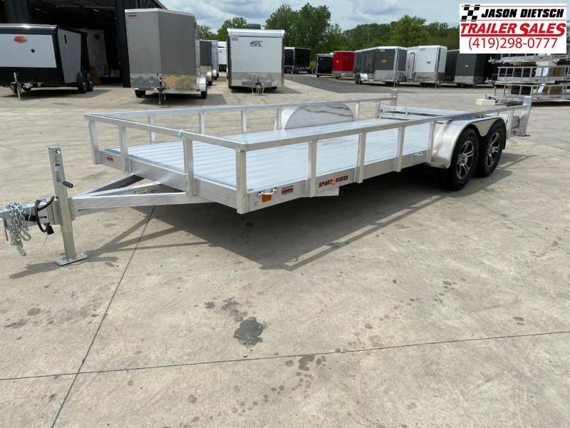 2021 Sport Haven 7X18 Aluminum Utility Trailer 2021 Sport Haven 7X18 Aluminum Utility Trailer