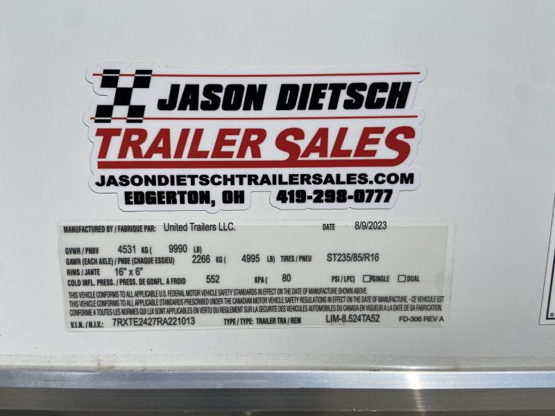 United Limited 8.5x24 CargoCar/Race Trailer Jason Dietsch Trailer