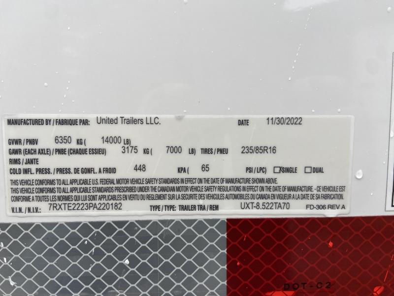 used Cargo (Enclosed) Trailers United Trailers  for sale, in Edgerton, OH Thumbnail 9