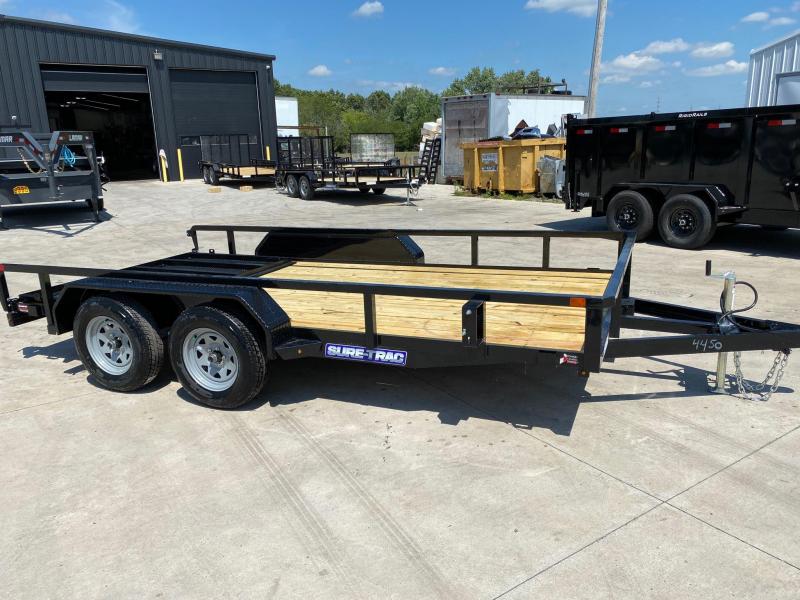 2021 Sure-Trac 7 x 14 Tube Top Utility Trailer 7k Tand 2021 Sure-Trac 7 x 14 Tube Top Utility Trailer 7k Tand