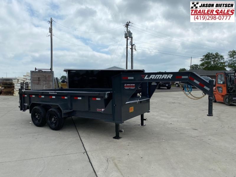 2020 Lamar 83X14 Low Pro Gooseneck Dump Trailer 2020 Lamar 83X14 Low Pro Gooseneck Dump Trailer