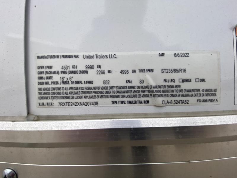 used Car Haulers / Racing Trailers United Trailers  for sale, in Edgerton, OH Thumbnail 9