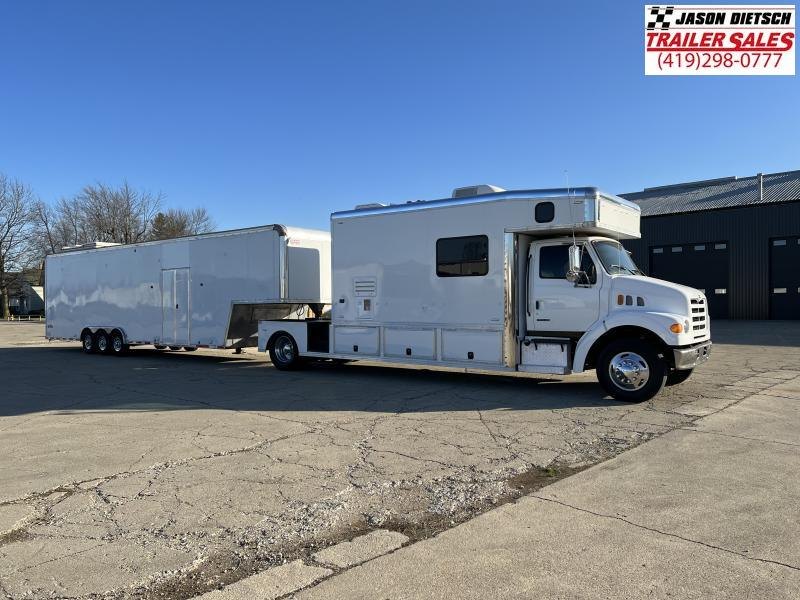2001 Sterling Totor W/ 14' Living Quarters & 1999 United Extreme 40' Race Trailer 2001 Sterling Totor W/ 14' Living Quarters & 1999 United Extreme 40' Race Trailer