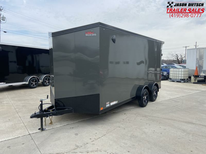 7x16 United 7x16 UJ V-Nosed Enclosed Cargo Trailer in Edgerton, OH | Trailer ...