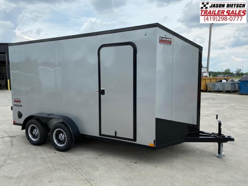 2022 Impact 7x14 Slant VNose Cargo Trailer BLACKOUT 2022 Impact 7x14 Slant VNose Cargo Trailer BLACKOUT