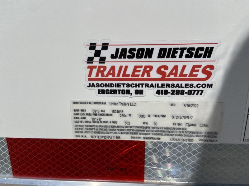new Car Haulers / Racing Trailers United Trailers  for sale, in Edgerton, OH Thumbnail 8