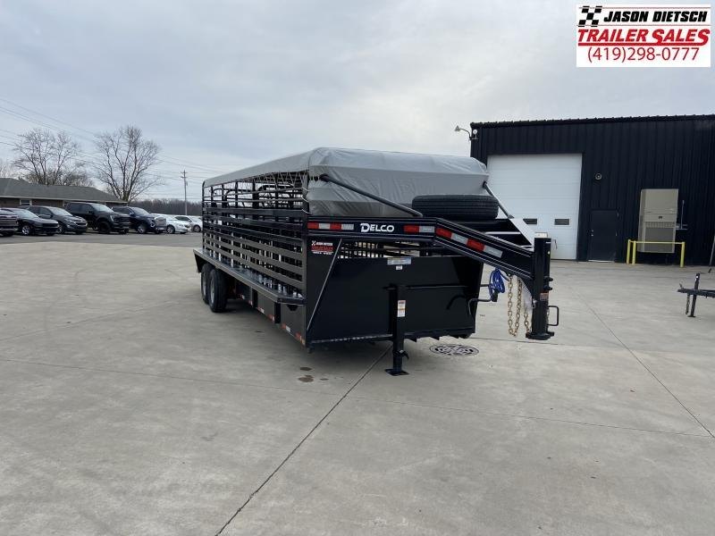 2023 Delco 6ft 6in X 24ft Gooseneck Livestock Trailer 2023 Delco 6ft 6in X 24ft Gooseneck Livestock Trailer