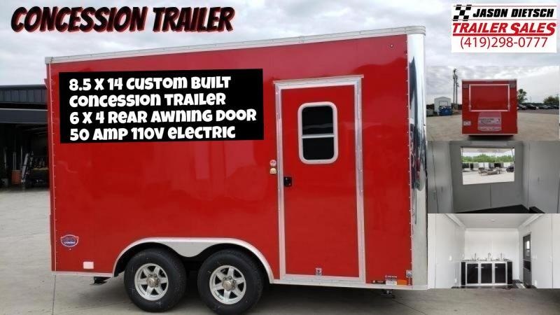 2020 United 8.5X14 Concession Trailer (USED) 2020 United 8.5X14 Concession Trailer (USED)