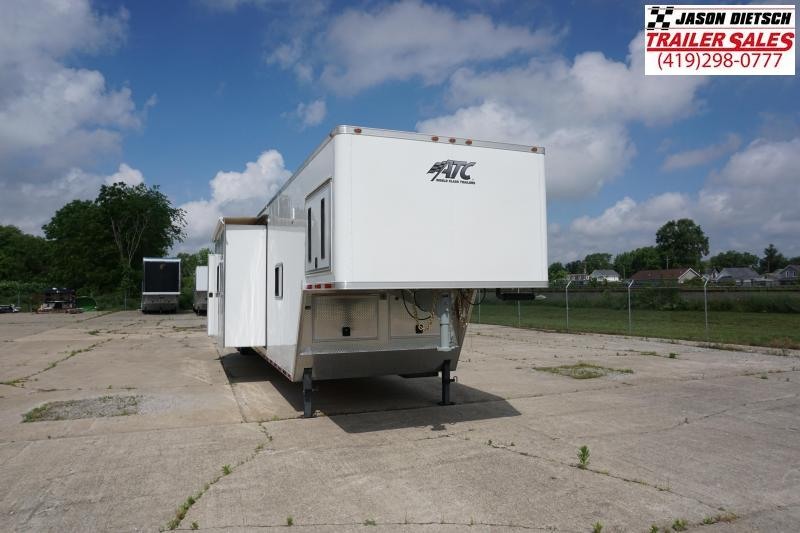 (New) 2014 ATC All Aluminum 8.5X50 Gooseneck Trailer (Jobsite Trailer/Bunkhouse) (New) 2014 ATC All Aluminum 8.5X50 Gooseneck Trailer (Jobsite Trailer/Bunkhouse)
