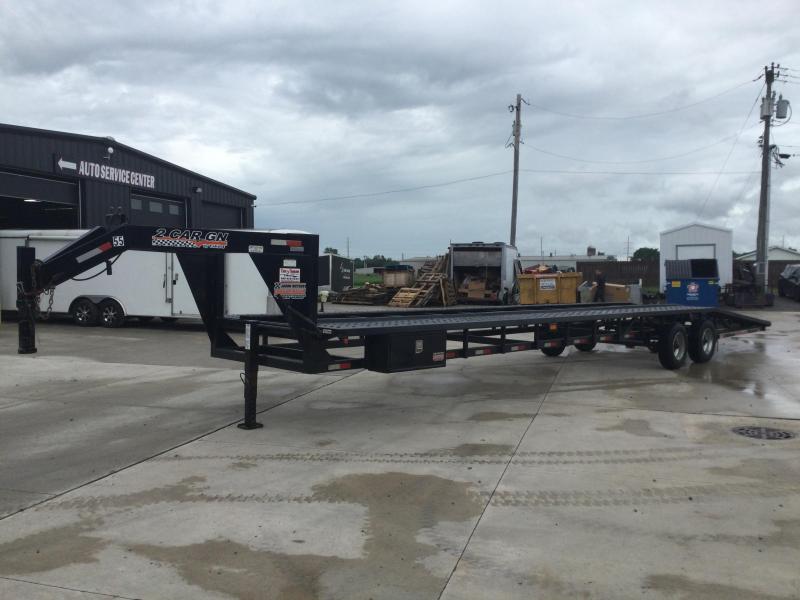2018 TAKE 3 - 2 CAR GOOSENECK CAR HAULER 2018 TAKE 3 - 2 CAR GOOSENECK CAR HAULER