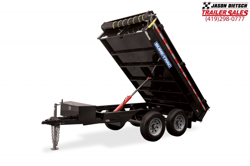 2022 Sure-Trac "On Sale" 6X10 SD Deck Over Dump Trailer 10K Single Ram 2022 Sure-Trac "On Sale" 6X10 SD Deck Over Dump Trailer 10K Single Ram