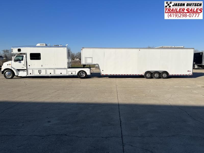 2001 Sterling Totor W/ 14' Living Quarters & 1999 United Extreme 40' Race Trailer 2001 Sterling Totor W/ 14' Living Quarters & 1999 United Extreme 40' Race Trailer