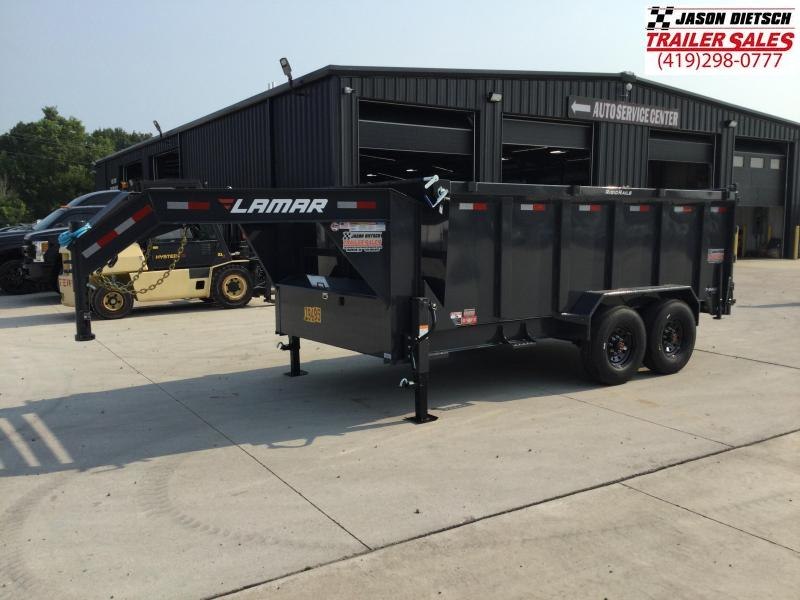2021 LAMAR 83X14 Gooseneck Dump Trailer 16K 2021 LAMAR 83X14 Gooseneck Dump Trailer 16K