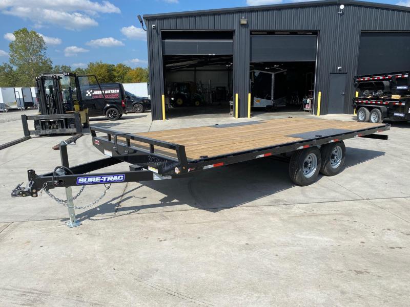 2021 Sure-Trac 8.5 x 18 Low Profile Flat Deck Deckover 2021 Sure-Trac 8.5 x 18 Low Profile Flat Deck Deckover