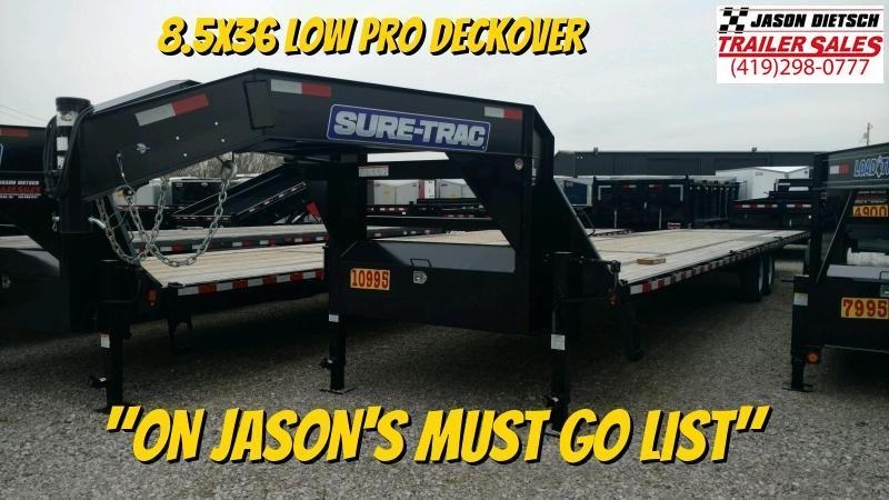 2019 Sure-Trac 8.5x36 LowPro Deckover 15K Equipment Trailer 2019 Sure-Trac 8.5x36 LowPro Deckover 15K Equipment Trailer