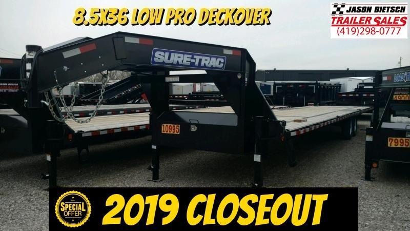 2019 Sure-Trac 8.5x36 LowPro Deckover 15K Equipment Trailer 2019 Sure-Trac 8.5x36 LowPro Deckover 15K Equipment Trailer