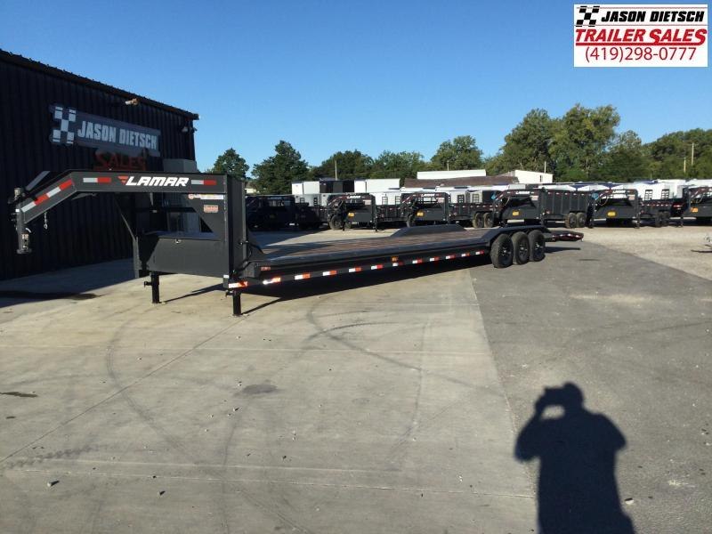2021 Lamar 102X40 Gooseneck Equipment Trailer 21K 2021 Lamar 102X40 Gooseneck Equipment Trailer 21K