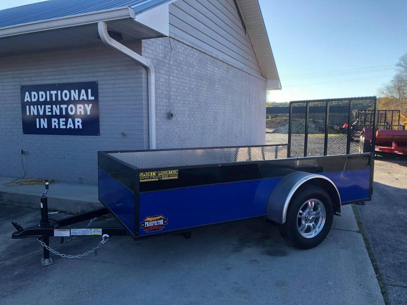 2021 Covered Wagon Trailers 5X10 SA BLUE/BLACK Utility Trailer 2021 Covered Wagon Trailers 5X10 SA BLUE/BLACK Utility Trailer