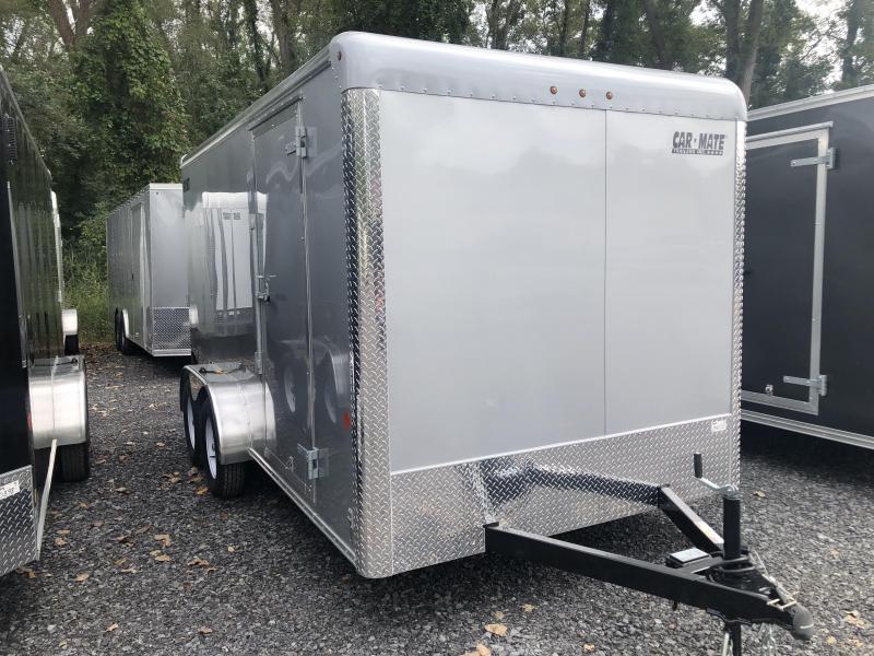 Car Mate 7x16 Custom Cargo Trailer w/ Ramp Door Jims Trailer World