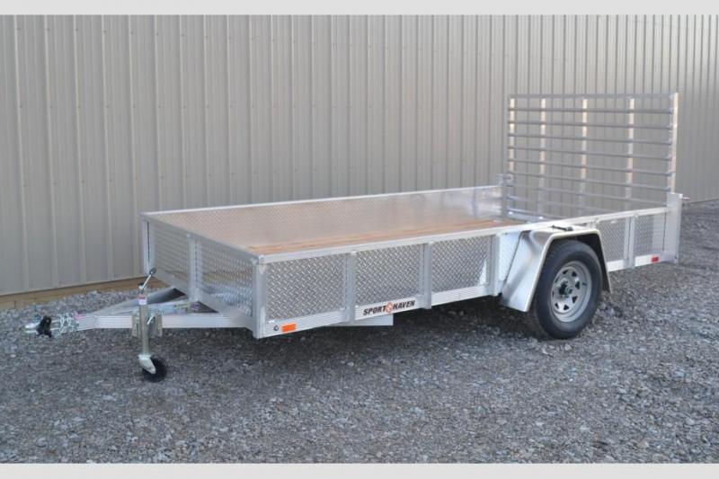 Sport Haven 6x10 Utility Trailer w/ Aluminum Deck & Sides Jims