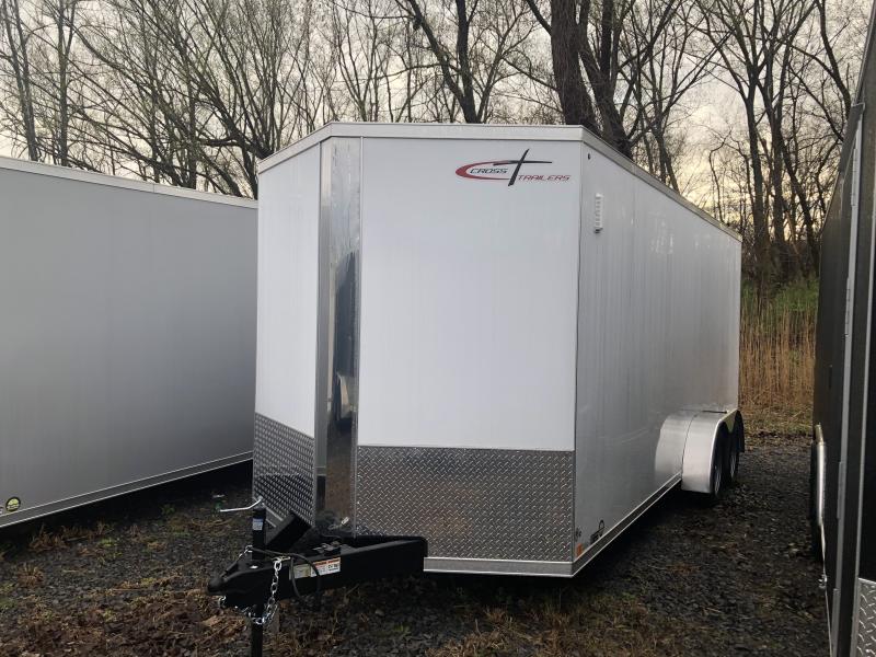 Cross 7x14 Enclosed UTV Trailer w/ Ramp Door OSOmcCpkkznb