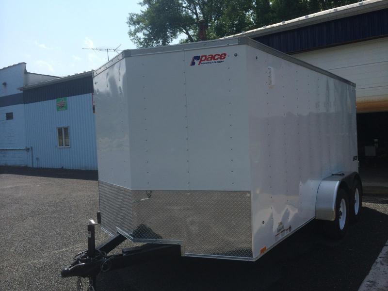 Pace 7x16 Journey SE V-Nose Cargo Trailer w/ Ramp door bOzui0