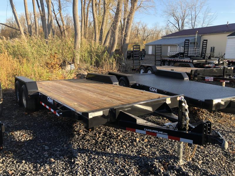 CAM Superline 7x18 Wood Deck 7K Car Hauler Jims Trailer CAM Superline 7x18 Wood Deck 7K Car Hauler Jims Trailer